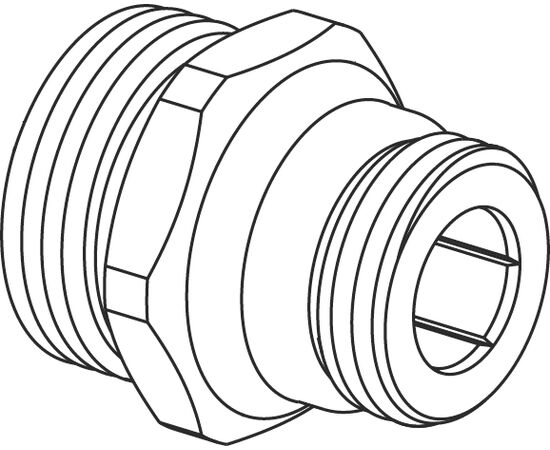 USYSTEMS ниппель переходной Smart Radi G3/4"НР-G1/2"НР Евроконус (с уплотнением)