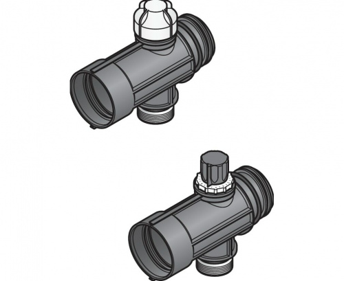USYSTEMS сегмент промышленного коллектора Magna 1 1/2" с клапаном, ответвление G3/4"НР Евроконус